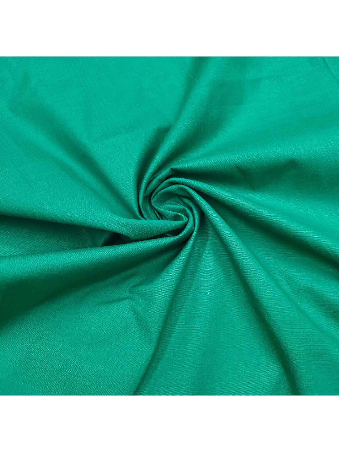 Elegant Rama Green Bandhani Print Pure Cotton Dress Material with Dupatta - Image 2