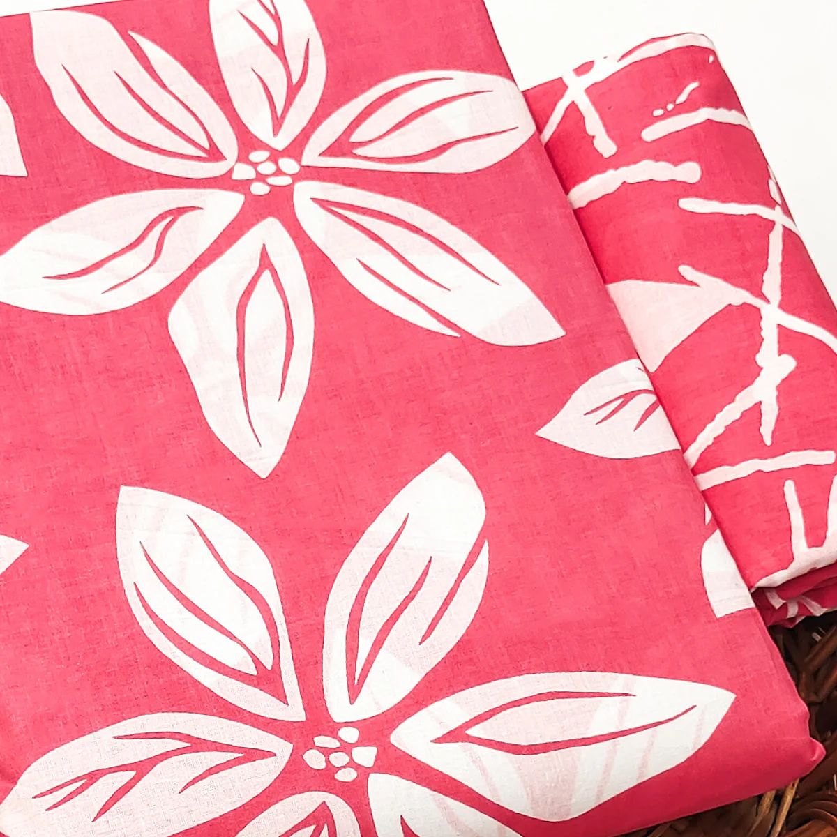 Gajari Pink Floral Printed Pure Cotton Dress Material - Image 2