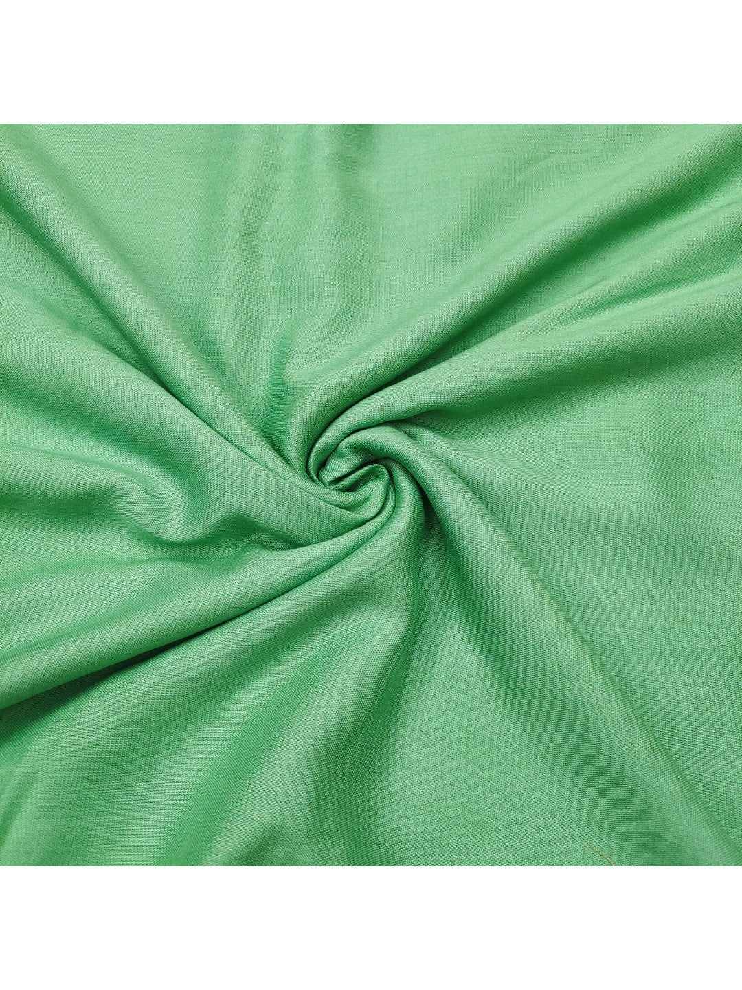 Green Floral Printed Linen Dress Material Featuring Lightweight Comfortable Fabric - Image 2