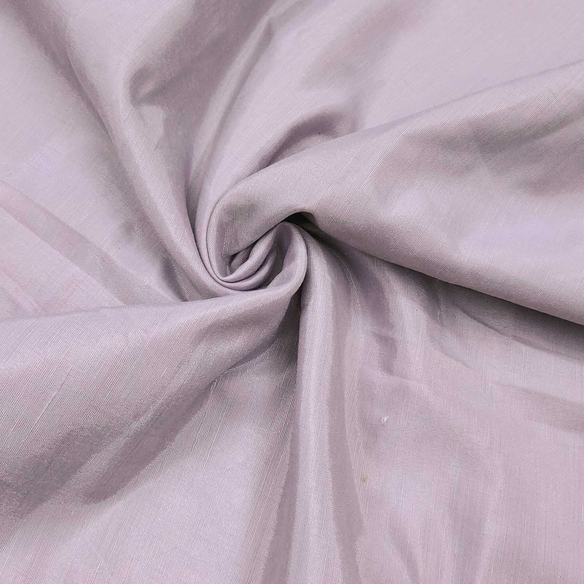 Light Purple Sequins Embroidered Cotton Silk Dress Material - Image 5