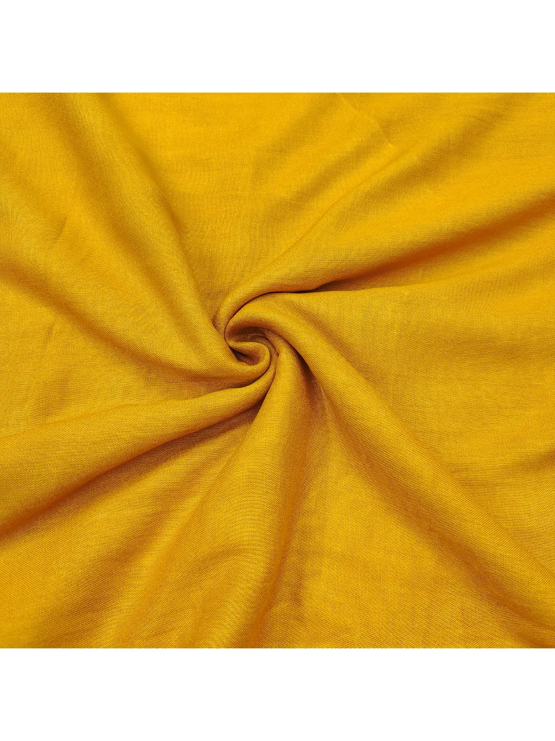 Mustard Floral Print Chanderi Silk Dress Material with Dupatta - Image 2