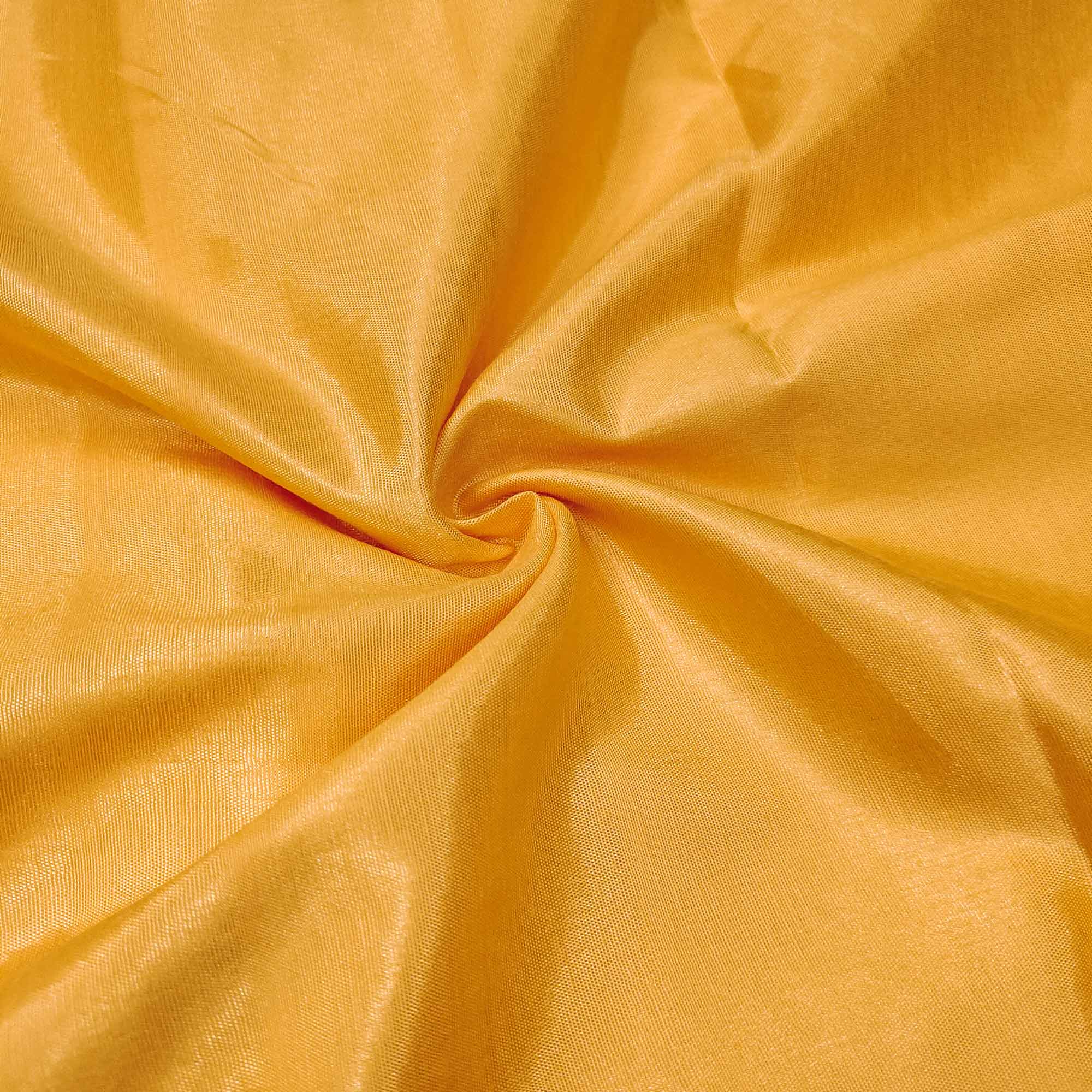 Mustard Floral Sequins Embroidery With Printed Organza Dress Material - Image 5