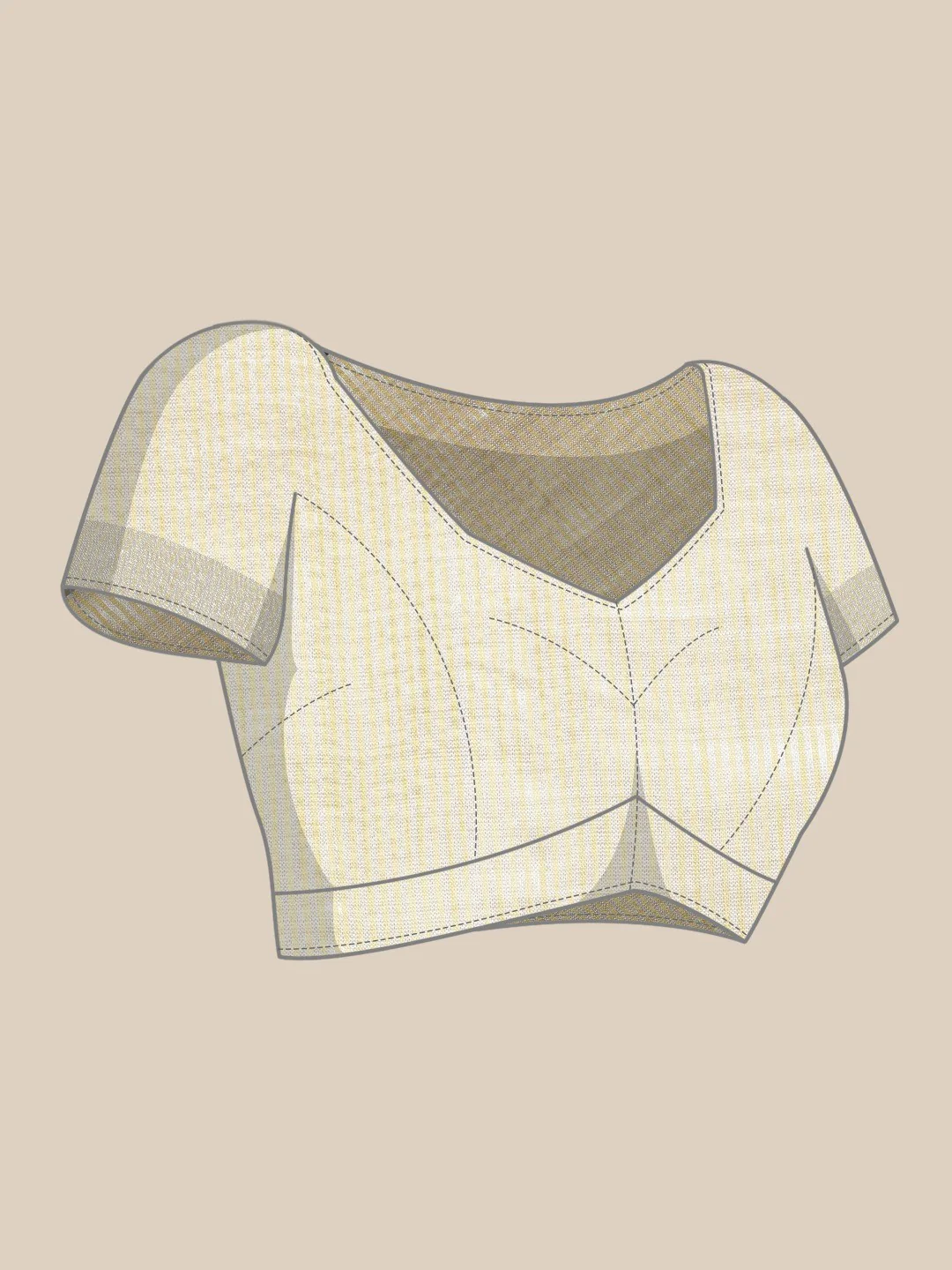 Pastle Olive Linen Saree with Subtle Zari Detailing Lightweight Occasion Wear - Image 2