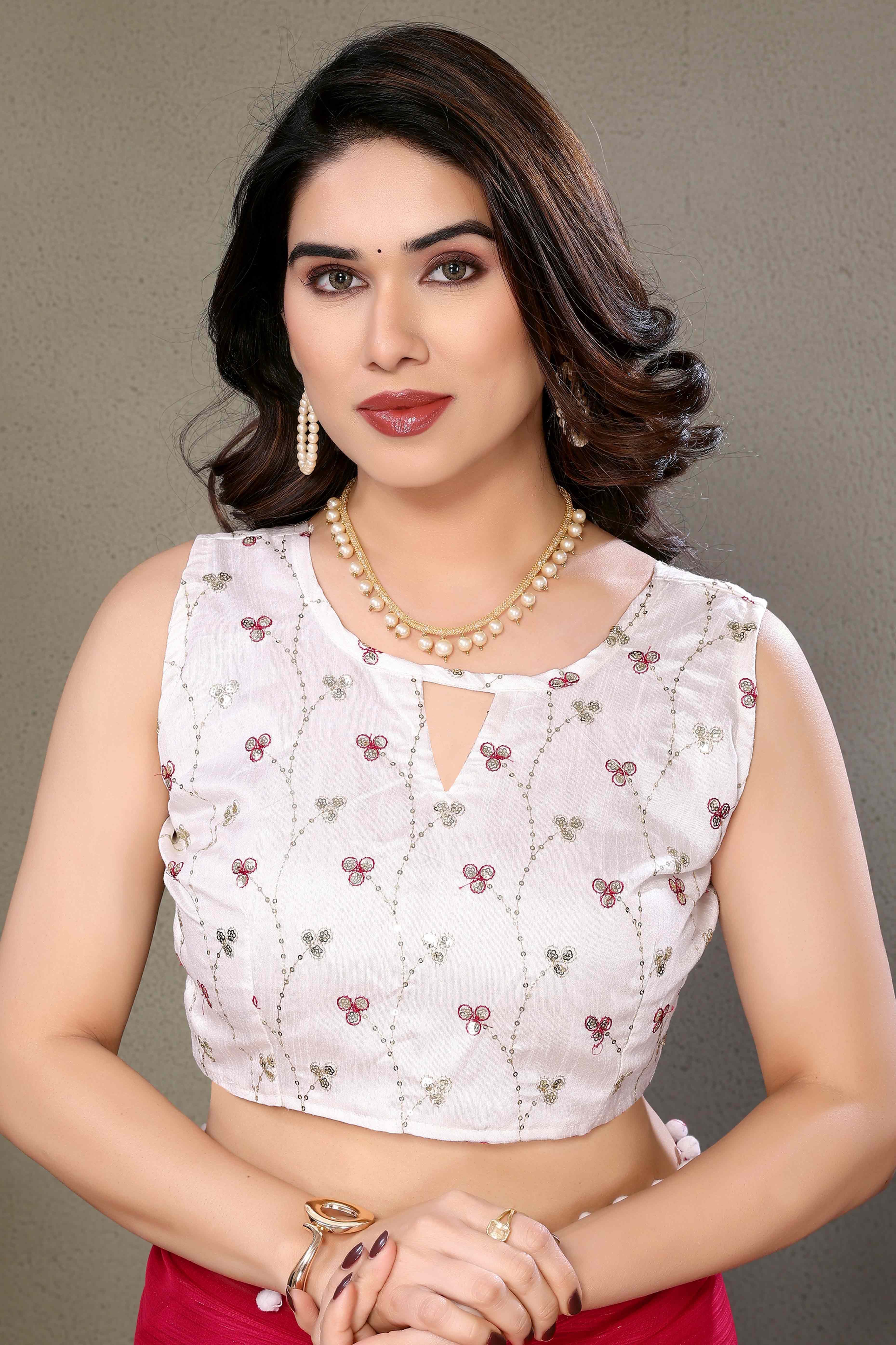 Pink Zari Woven Satin Saree With Pumpum Border - Image 6