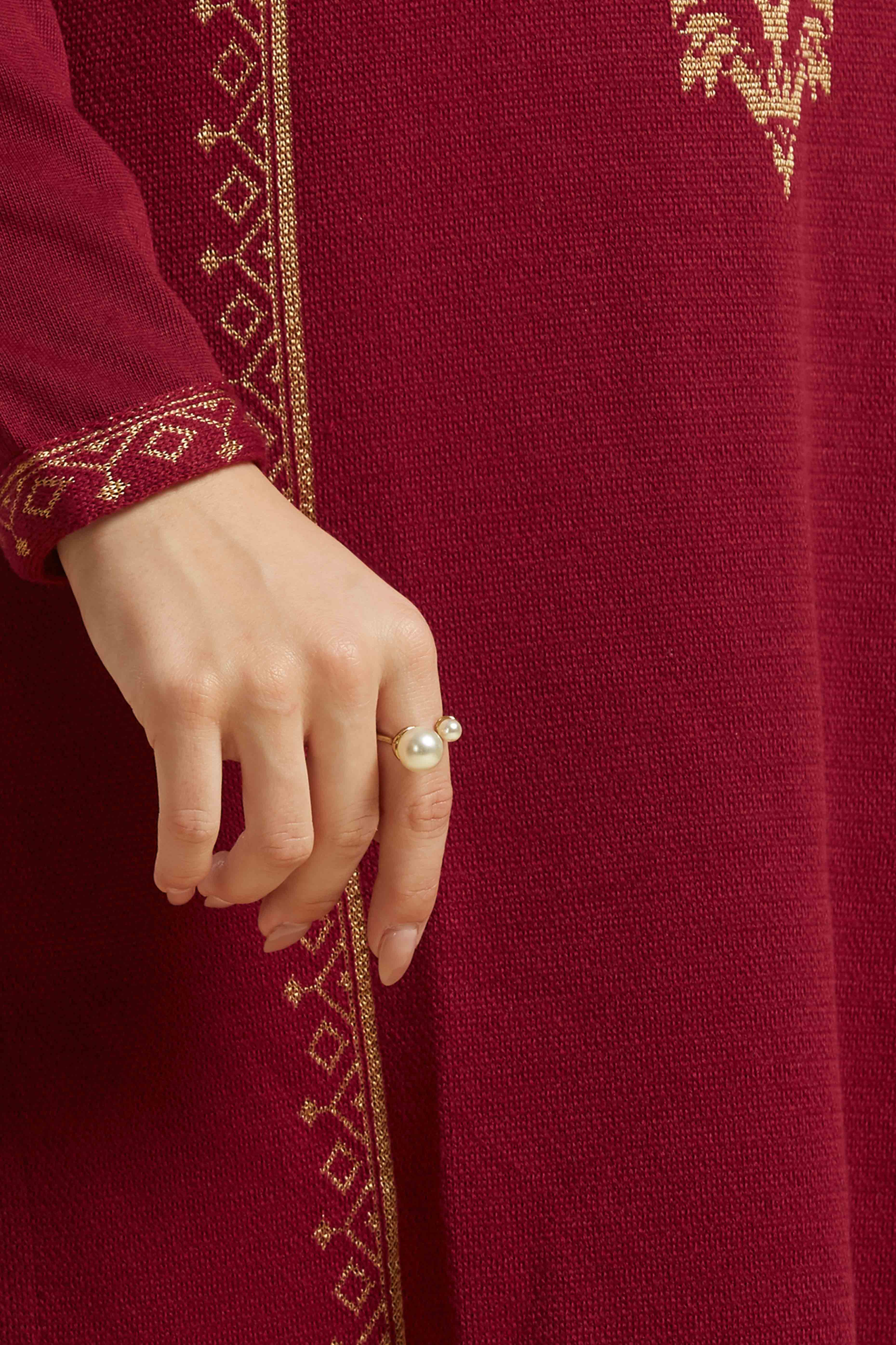 Purple Woolen Straight Kurti - Image 7