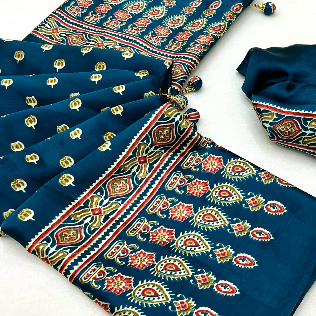 GRNR-AJRAKH-LUXE-TEAL - Image 2